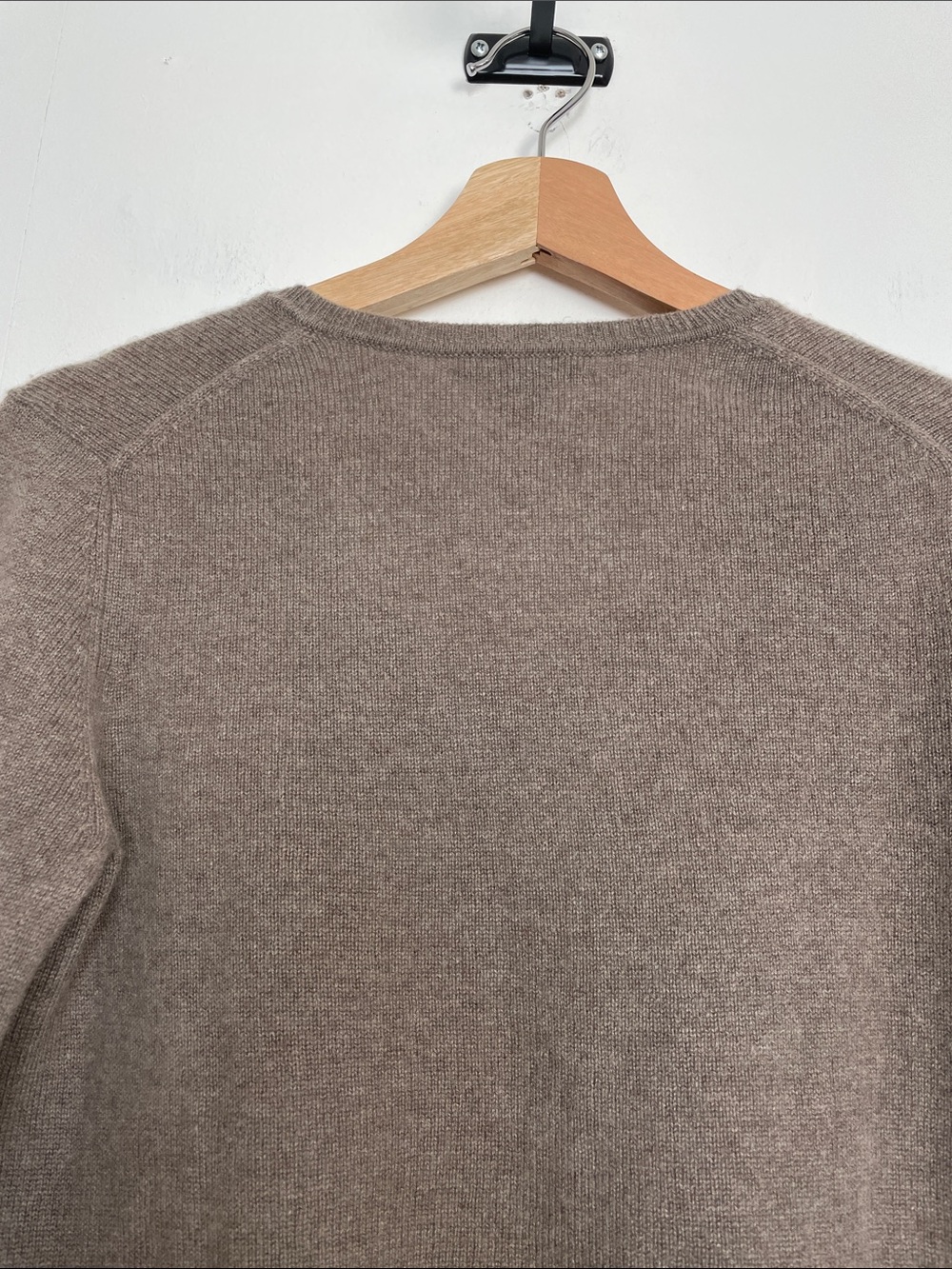 Cashmere By Charter Club V-Neck Luxe Long Sleeve Knit Sweater Women's S Taupe - Picture 6 of 8